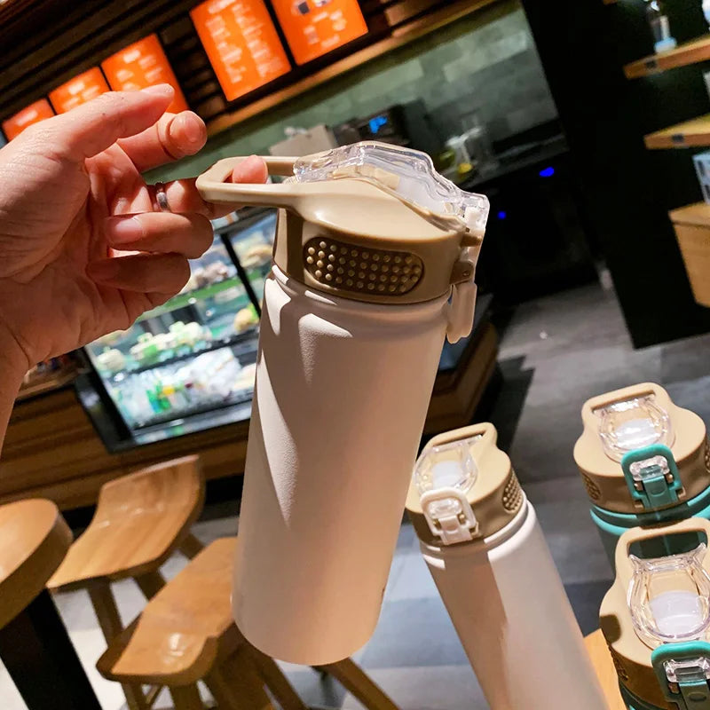 Botella Térmica de Acero Inoxidable 550 ml – Mantiene Frío y Calor Hasta 24h