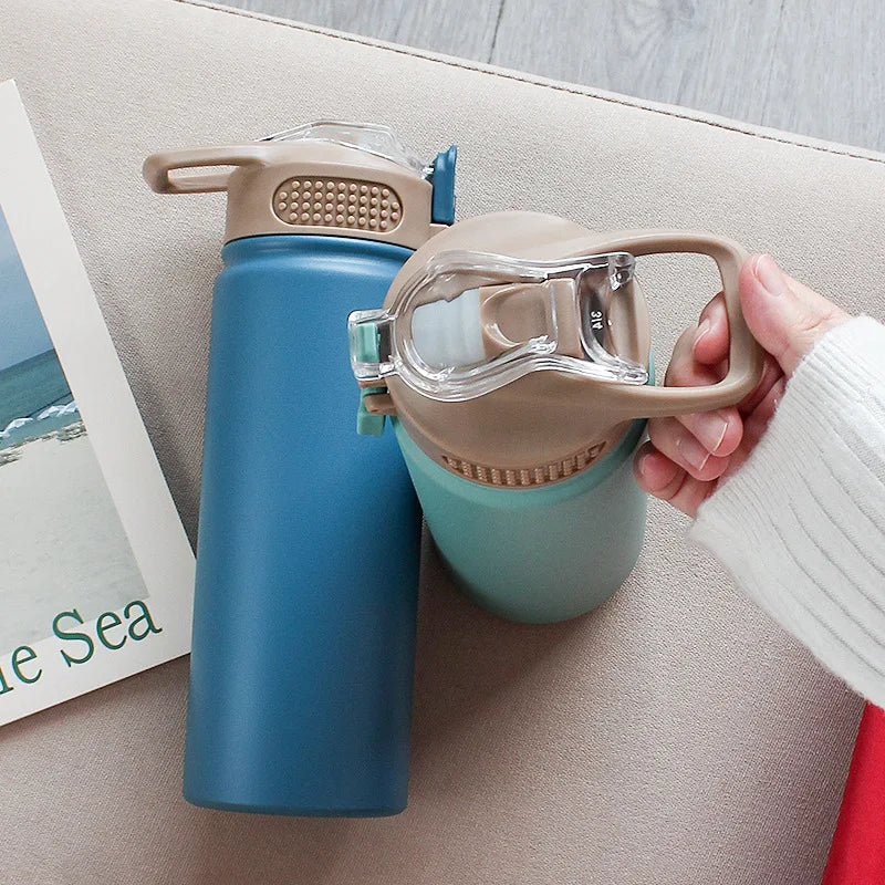 Botella Térmica de Acero Inoxidable 550 ml – Mantiene Frío y Calor Hasta 24h