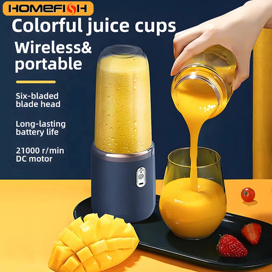 Mini Licuadora Portátil USB – Smoothies y Jugos en Cualquier Lugar